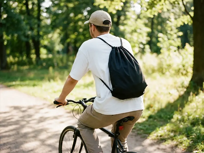 Tas met trekkoord