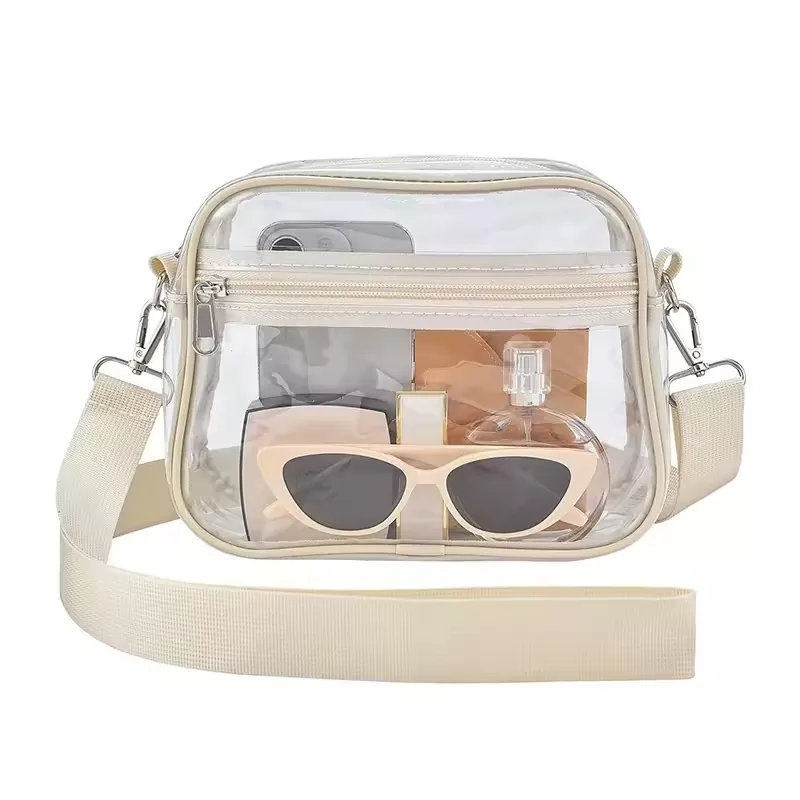 Duurzame PVC crossbodytas voor buiten
