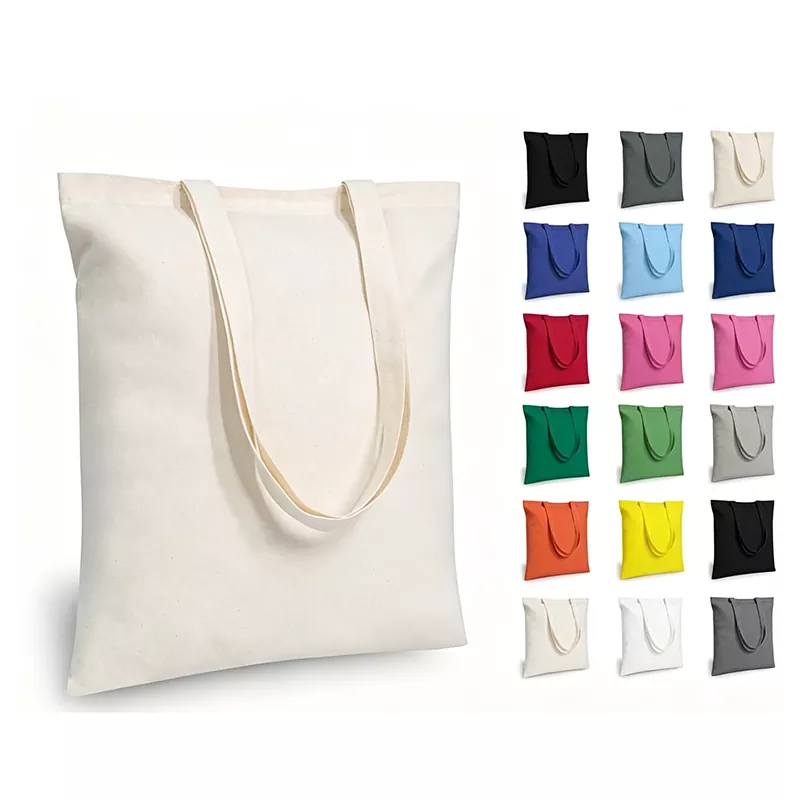 Eco-vriendelijke canvas draagtas met aangepast logo