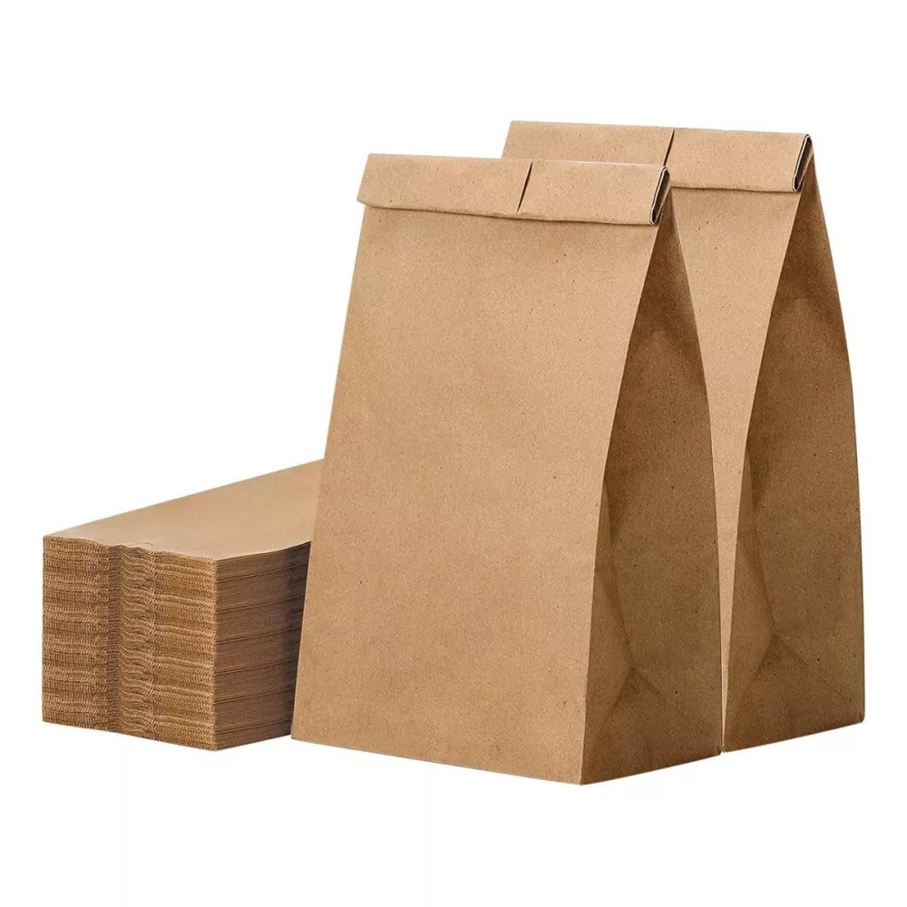 Lichtgewicht draagbare papieren lunchtas