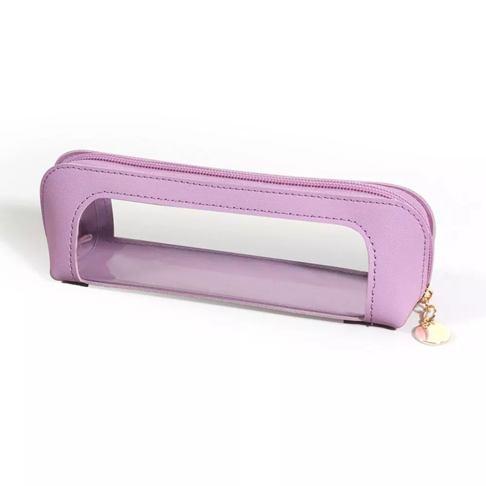 Gladde PVC-buideltas met ritssluiting