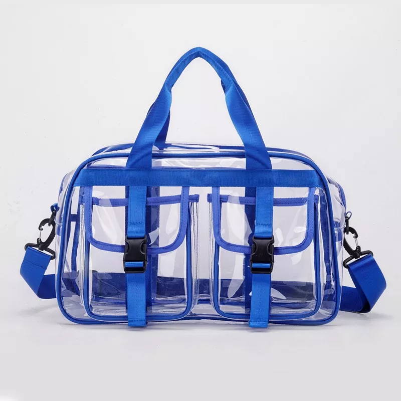 Effen kleur dames PVC schoudertas
